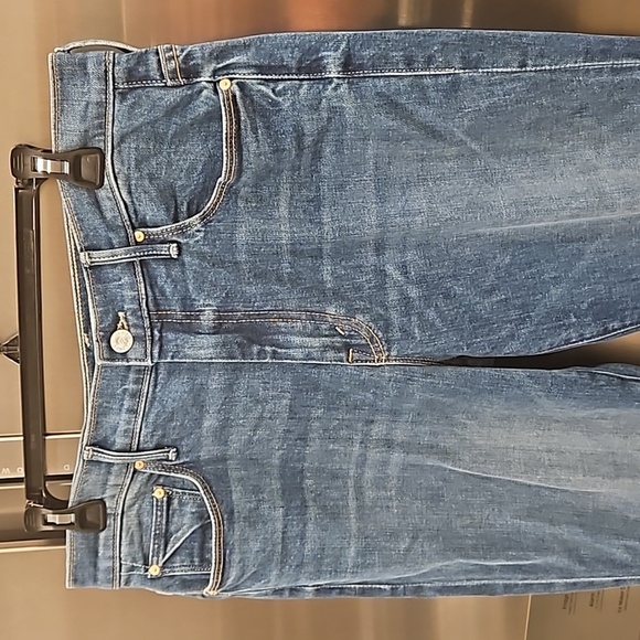 💕MOTHER SUPERIOR💕 The Weekender Flare Jeans ~ It's A Small World 33 NWOT - Picture 14 of 16